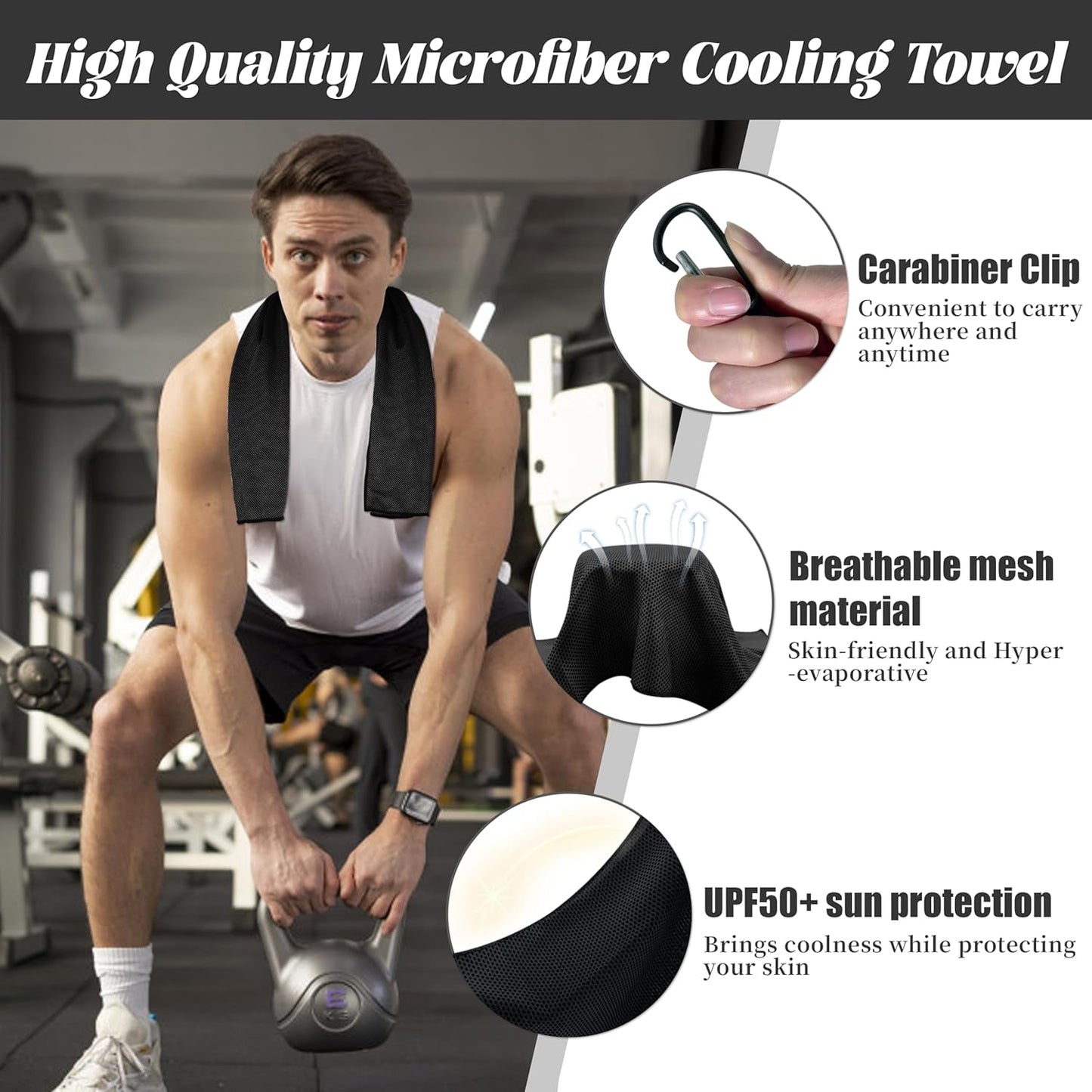 4 Pack Cooling Towels
